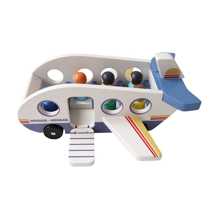 Le Petit Souk - Wooden Toy - Voyage Airplane - Side 3