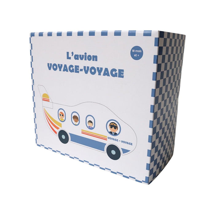 Le Petit Souk - Wooden Toy - Voyage Airplane - Packaging