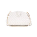 Woven Clutch/Crossbody Off White