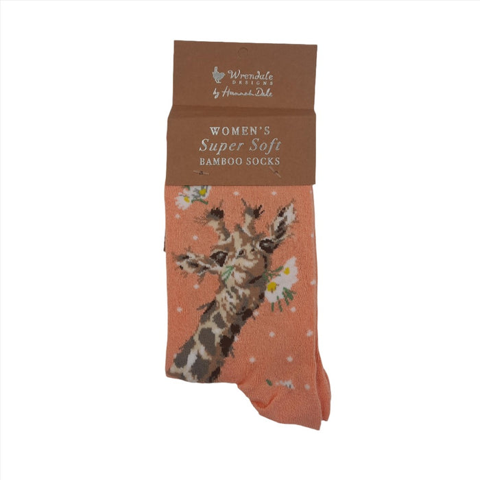 WRENDALE Bamboo Socks - Giraffe