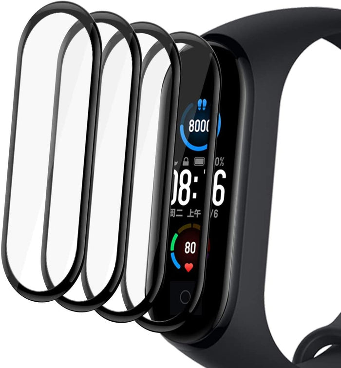 Xiaomi Mi Band 5 Curved Edge Screen Protector (set van 2 stuks)