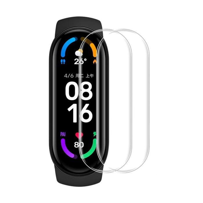 Xiaomi Mi Band 6 Curved Edge Screen Protector (set van 2 stuks)