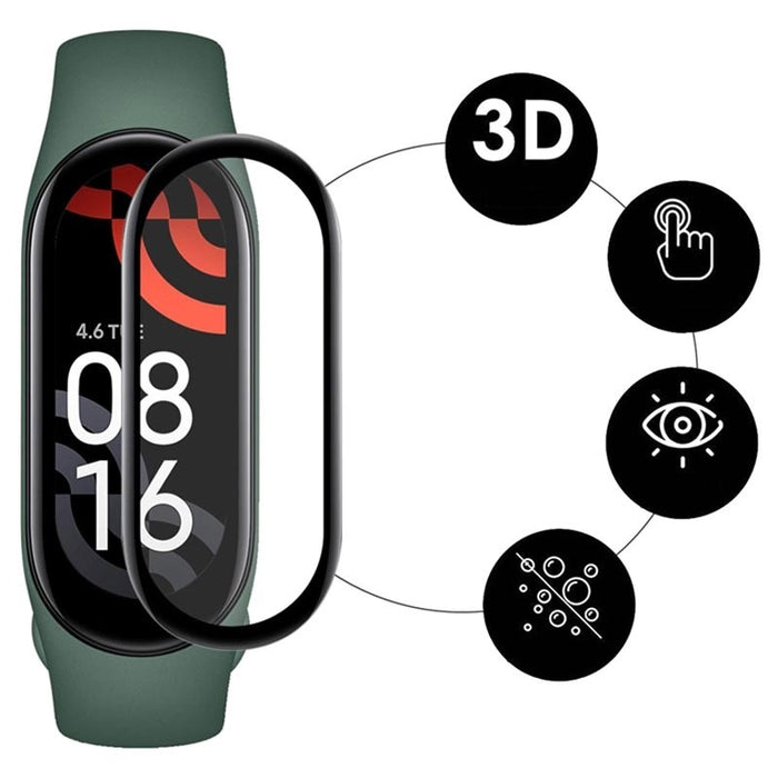Xiaomi Mi Band 7 Curved Edge Screen Protector (set van 2 stuks)