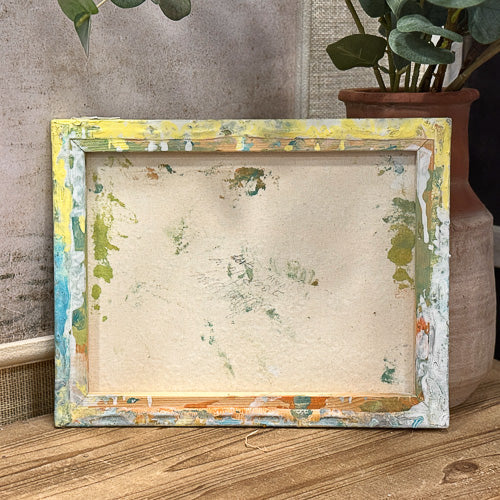 Yellow & Teal Wall Art