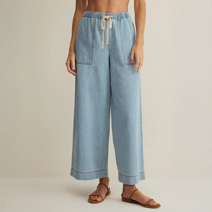 Z Supply Women's Daycation Denim Utility Pant