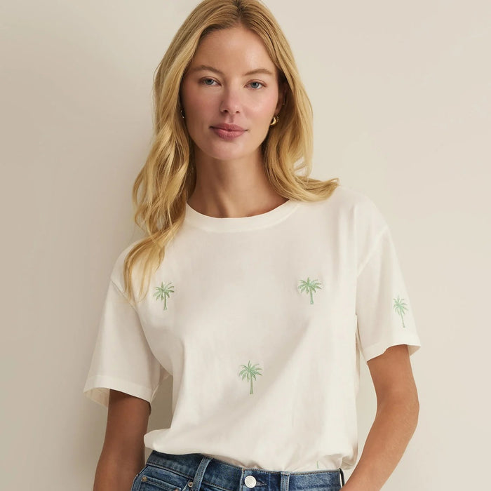 Z Supply Women's Palms Boyfriend Tee