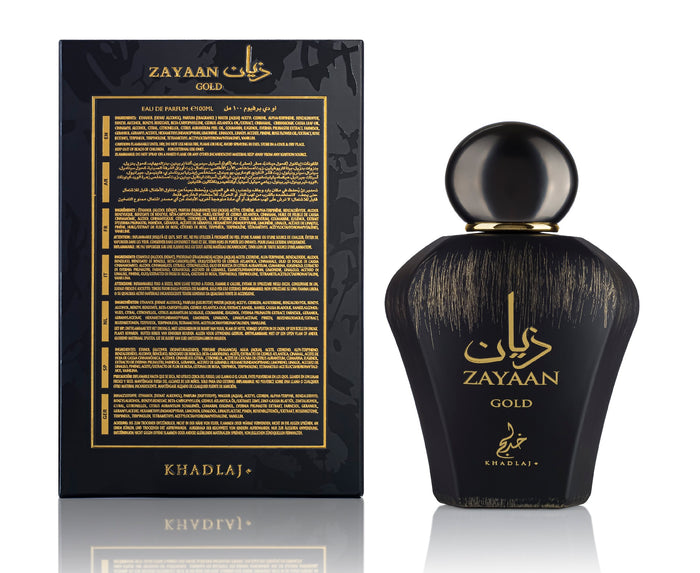 ZAYAAN GOLD 100 ML EAU DE PARFUM FOR MEN - Khadlaj Perfumes