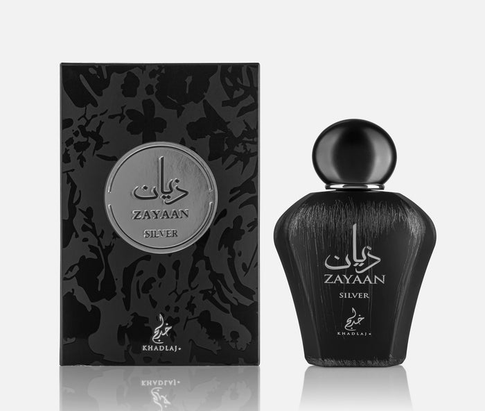 ZAYAAN SILVER 100 ML EAU DE PARFUM FOR MEN - Khadlaj Perfumes